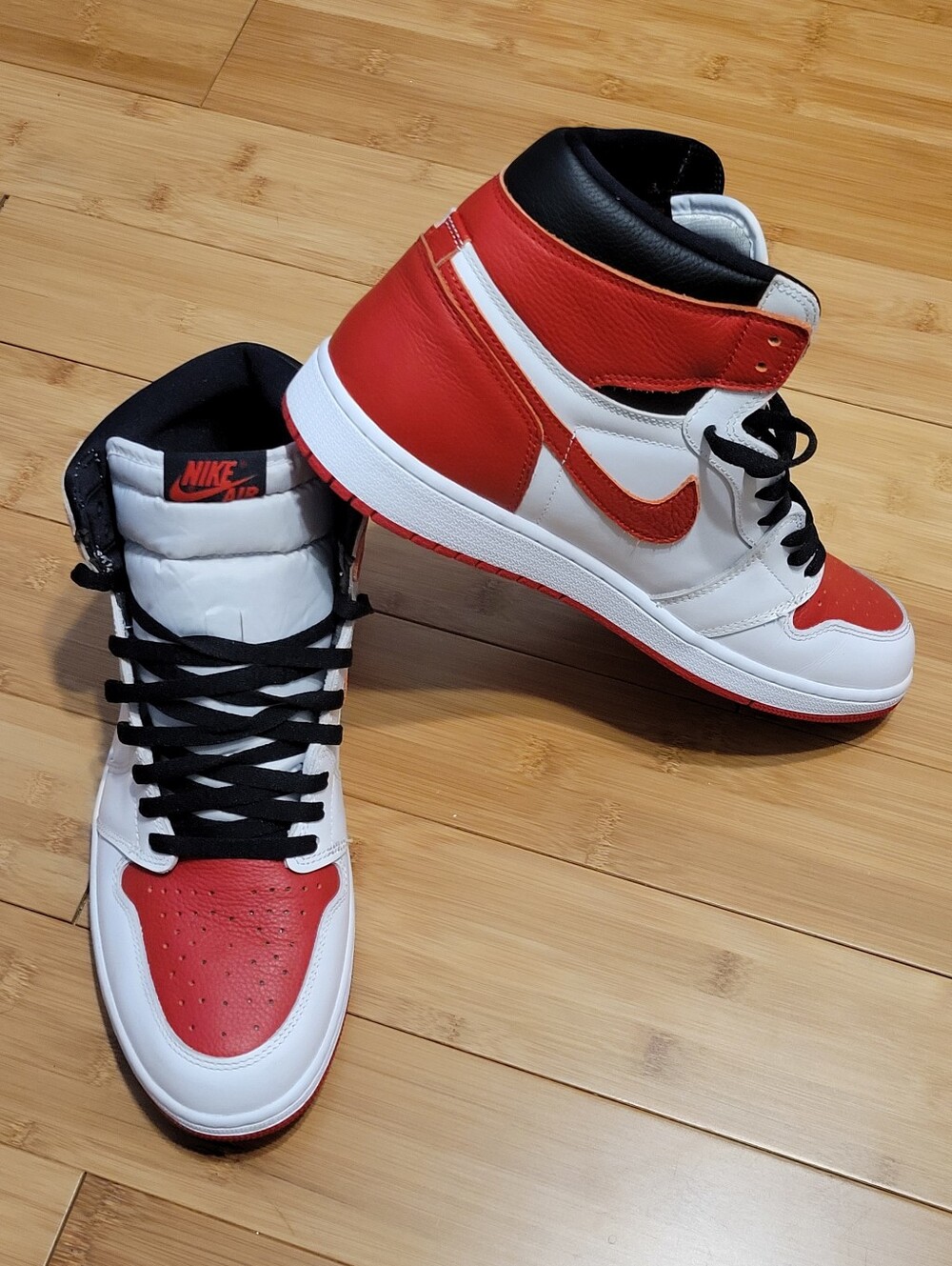 Air Jordan 1 Retro High OG Heritage White Red Men’s Size 14
